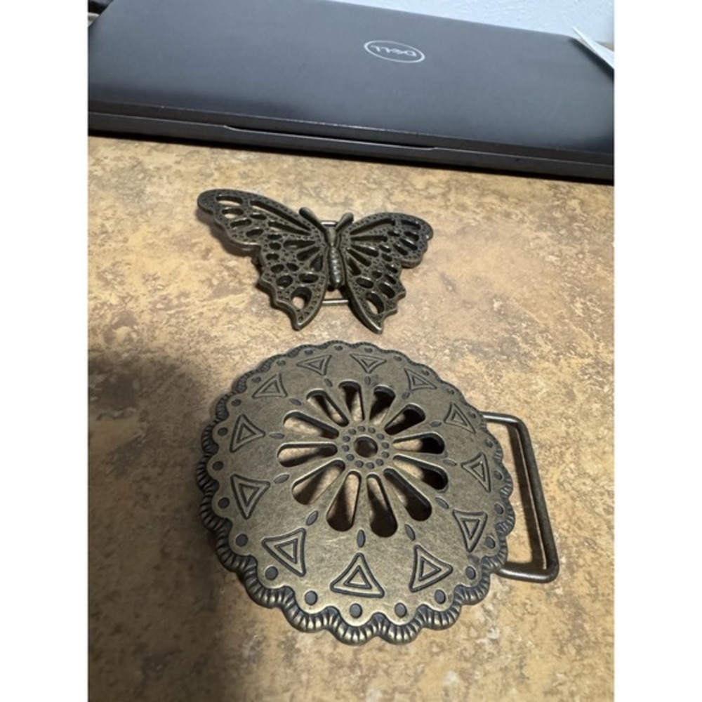 Brass Belt Buckles Sold Together‎